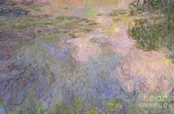 Monet Art Print featuring the painting The Waterlily Pond by Claude Monet