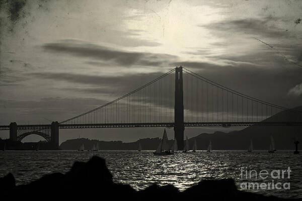 Golden Gate Art Print featuring the photograph Golden Gate Bridge in San Francisco #7 by ELITE IMAGE photography By Chad McDermott