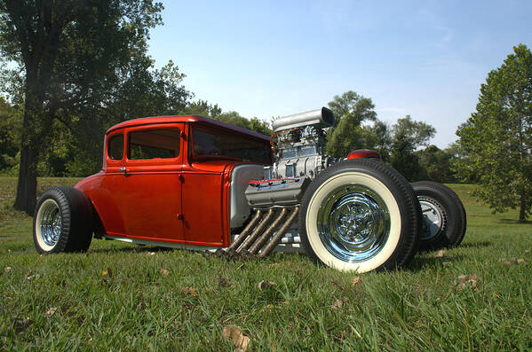 1930 Art Print featuring the photograph 1930 Ford Coupe Hot Rod by Tim McCullough