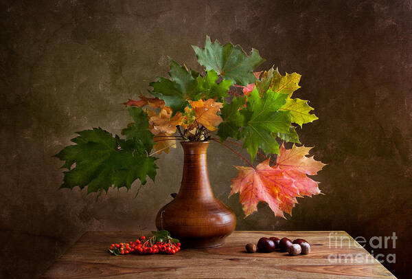 Still Art Print featuring the photograph Autumn #8 by Nailia Schwarz
