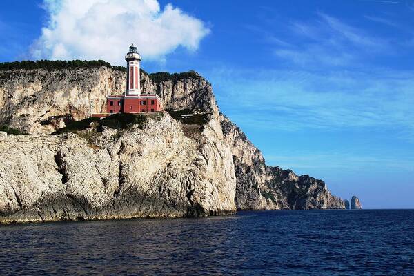Amalfi Coast Art Print featuring the photograph Capri #12 by Donn Ingemie