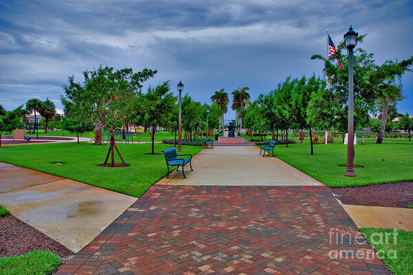 Kelsey Park Art Print featuring the photograph 9- Kelsey Park, Lake Park, Florida by Joseph Keane