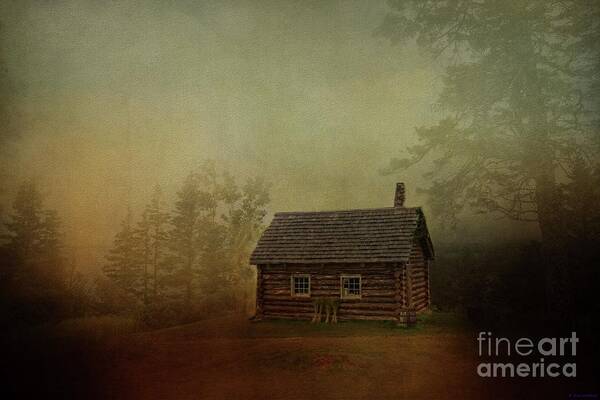 Highland Village Art Print featuring the photograph A Step Back in Time by Eva Lechner