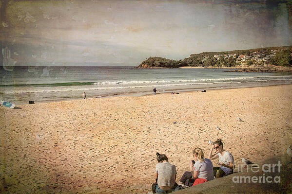 Manly Art Print featuring the photograph A Winter's Day in Manly by Elaine Teague