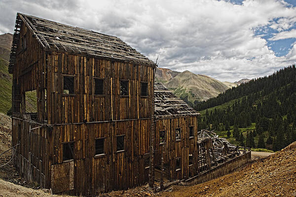 Ghost Town Art Print featuring the photograph Abandoned Silver Mine by Jonas Wingfield