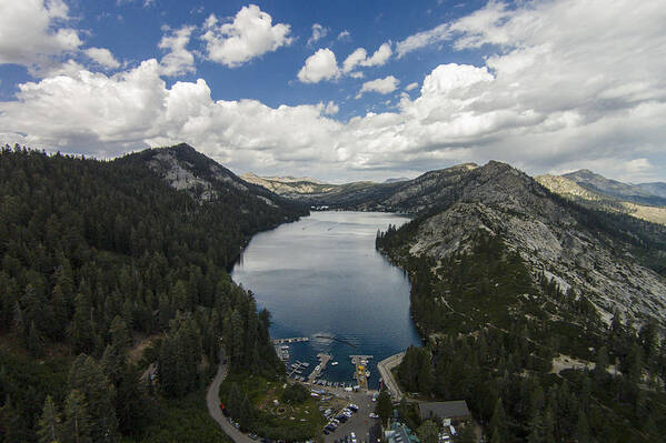Above Art Print featuring the photograph Above Echo Lake by David Levy