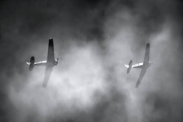 Aviation Art Print featuring the photograph Above the Clouds by Mark Andrew Thomas