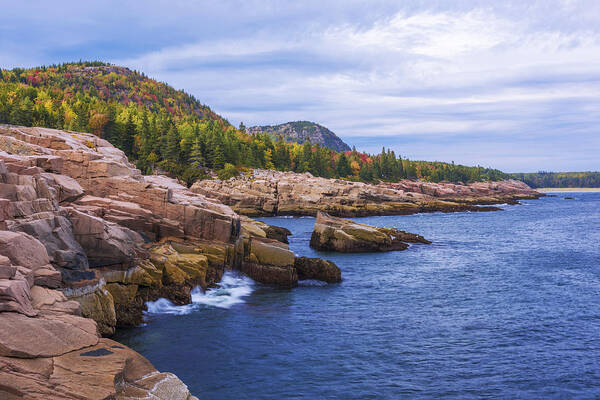 Acadia's Coast Art Print featuring the photograph Acadia's Coast by Chad Dutson