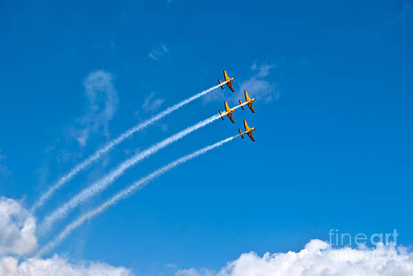 Aerobatics Art Print featuring the photograph Aerobatics by Yurix Sardinelly