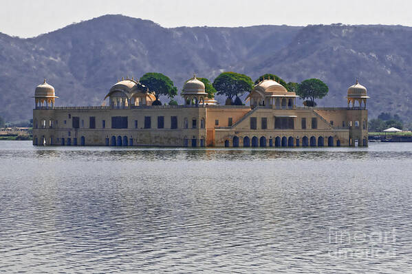 Jal Mahal Art Print featuring the photograph Afternoon. February. Jal Mahal. by Elena Perelman