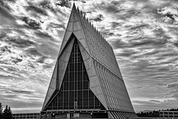 Air Force Art Print featuring the photograph Air Force Chapel Study 5 by Robert Meyers-Lussier