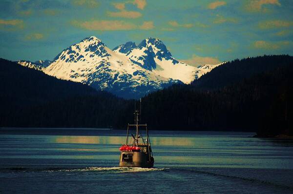 Alaska Art Print featuring the photograph Alaskan Cruise by Helen Carson