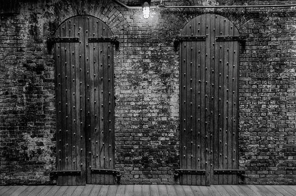 Doors Art Print featuring the photograph Alcatraz Doors by Mike Burgquist