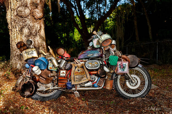 Harley Art Print featuring the photograph All But The Kitchen Sink by Christopher Holmes