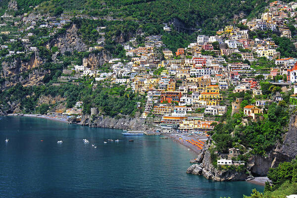 Amalfi Art Print featuring the photograph Amalfi, Italy by Richard Krebs