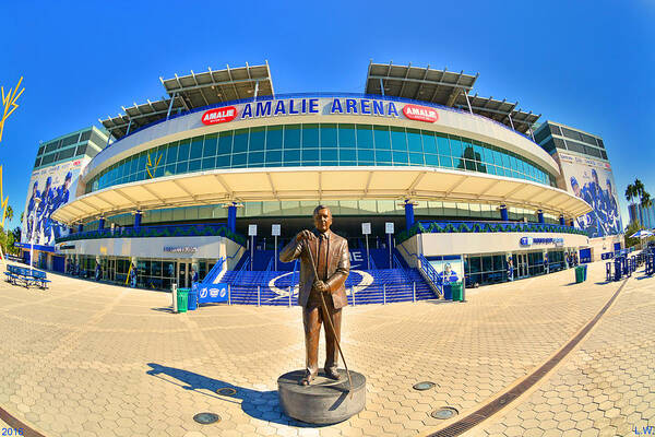 Amalie Arena Art Print featuring the photograph Amalie Arena by Lisa Wooten