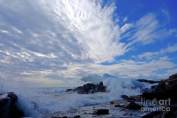 Sky Art Print featuring the photograph Amazing Superior Day by Sandra Updyke