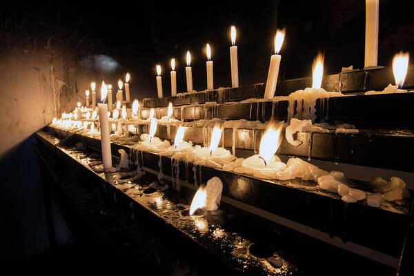 Candles Art Print featuring the photograph Andechs Prayer Candles by Matt Swinden