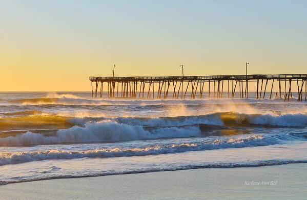 Obx Sunrise Art Print featuring the photograph April 1 2017 #3 by Barbara Ann Bell