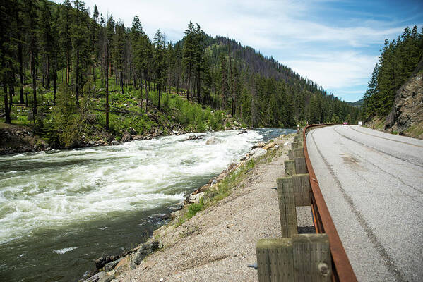 Wenatchee River Art Print featuring the photograph Around the Bend by Tom Cochran