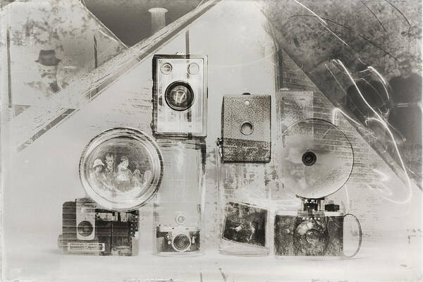Old Negatives Art Print featuring the photograph Art of the Past by Susan Stone