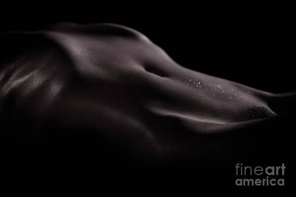 Artistic Nude Abstract Black And White Body Parts Of A Sexy Woma