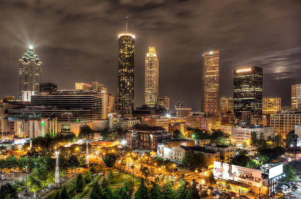 2012 Art Print featuring the photograph Atlanta by Anna Rumiantseva