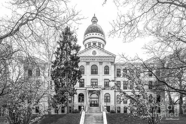 Augustana College Art Print featuring the photograph Augustana College Old Main Classic by University Icons