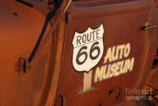Route 66 Art Print featuring the photograph Auto Museum by Jim Goodman