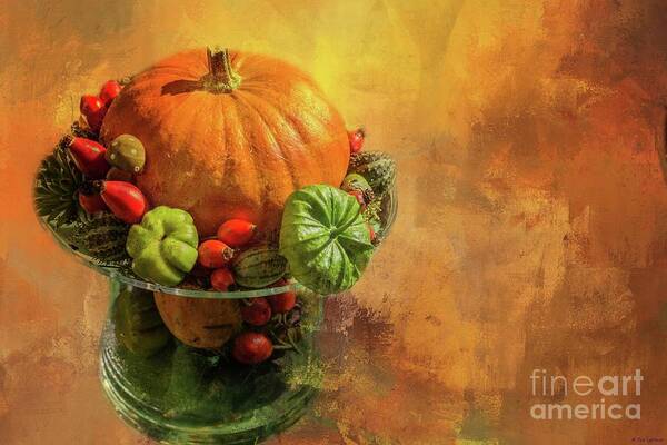 Autumn Art Print featuring the photograph Autumn Blessings by Eva Lechner