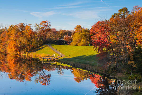 Gaithersburg Art Print featuring the photograph Autumnal Scene by Thomas Marchessault