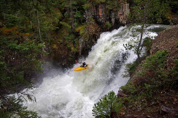 Kayaking Art Print featuring the photograph Awaiting Impact by Matt Helm