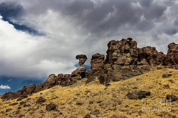 Castleford Art Print featuring the photograph Balanced Rock Adventure Photography by Kaylyn Franks by Kaylyn Franks