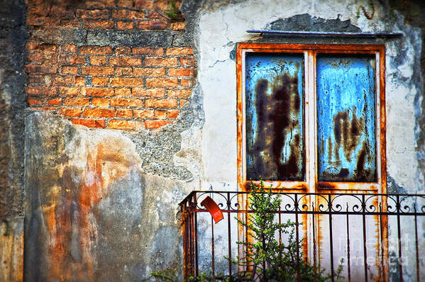 Balcony Art Print featuring the photograph Balcony by Silvia Ganora