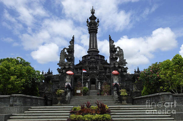 Architecture Art Print featuring the photograph Bali Indonesia Architecture by Bob Christopher