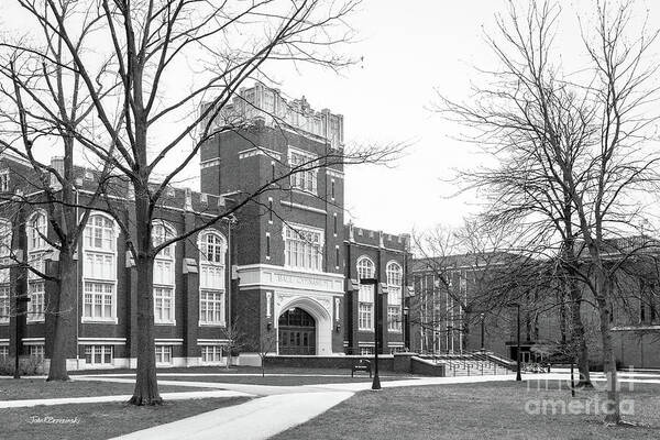 Ball State University Art Print featuring the photograph Ball State University Ball Gymnasium by University Icons