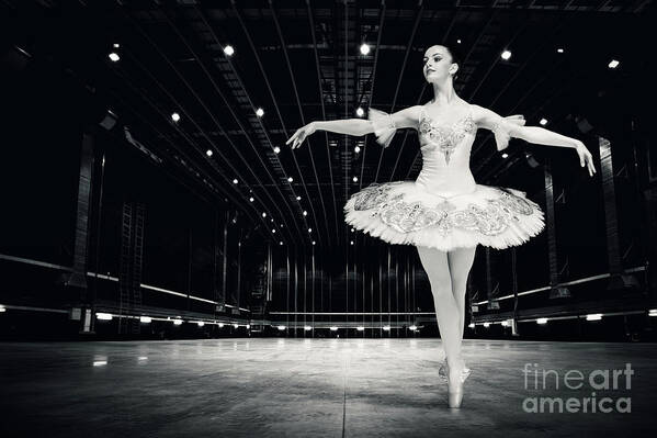 Ballet Art Print featuring the photograph Ballerina by Dimitar Hristov