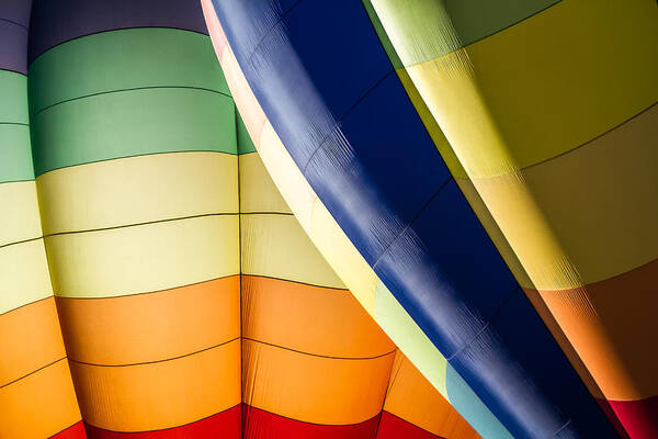 Albuquerque Art Print featuring the photograph Balloon Colors - Horizontal by Ron Pate