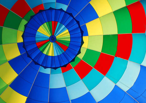 Colors Art Print featuring the photograph Balloon Fantasy 8 by Allen Beatty