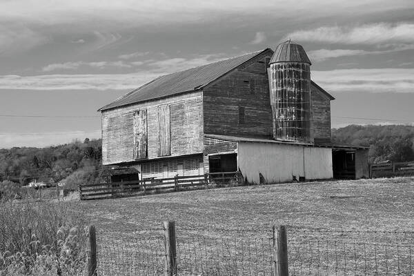 Old Barn Art Print featuring the photograph Barn 1 by Mike McGlothlen