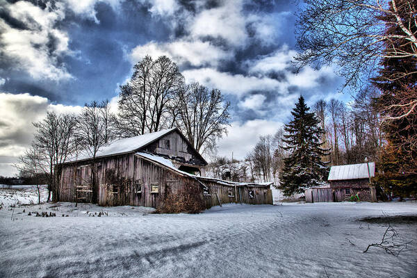 Wisconsin Art Print featuring the photograph Barn 18 by CA Johnson