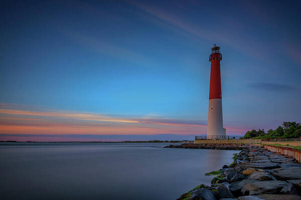 Old Barney Art Print featuring the photograph Barnegat Inlet by Rick Berk