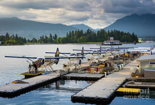 America Art Print featuring the photograph BC Seaplanes by Inge Johnsson