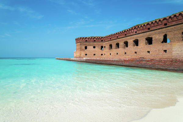 Dry Tortugas Art Print featuring the photograph Beach Fort by Kristopher Schoenleber