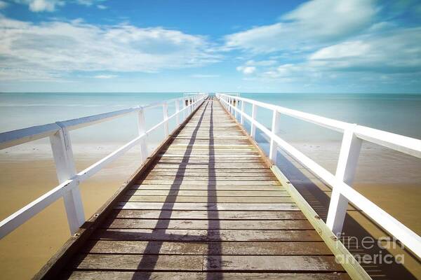 Photography Art Print featuring the photograph Beach Walk by MGL Meiklejohn Graphics Licensing