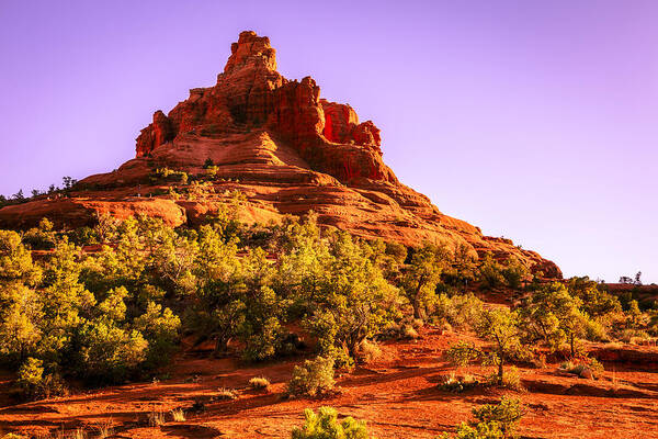 America Art Print featuring the photograph Bell Rock in Sedona by Alexey Stiop