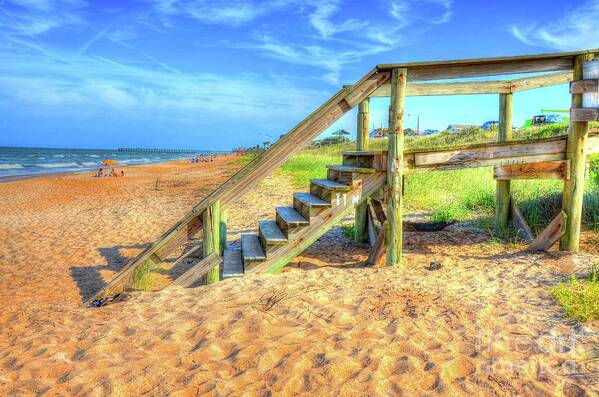 Flagler Beach Art Print featuring the photograph Betty's Place by Debbi Granruth