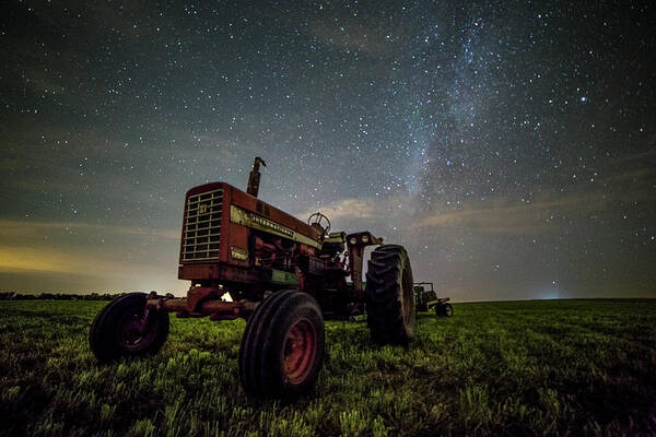 Night Art Print featuring the photograph Black Moon by Aaron J Groen