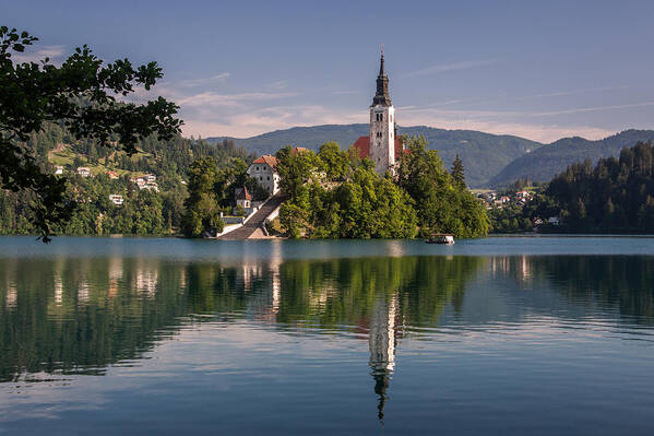 Lake Art Print featuring the photograph Bled by Davorin Mance