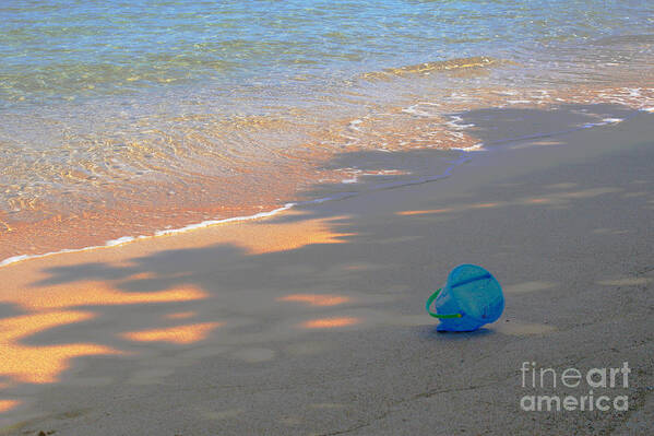 Sea Art Print featuring the photograph Blue Bucket by Jeanette French